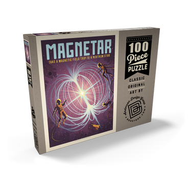 Magnetar: Neutron Star, Vintage Poster 100 Puzzle Schachtel Ansicht2