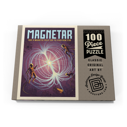 Magnetar: Neutron Star, Vintage Poster 100 Puzzle Schachtel Ansicht3