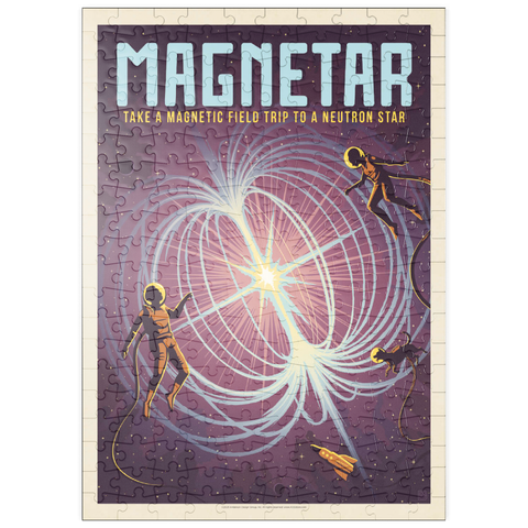 puzzleplate Magnetar: Neutron Star, Vintage Poster 200 Puzzle