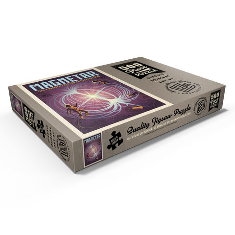 Magnetar: Neutron Star, Vintage Poster 500 Puzzle Schachtel Ansicht1