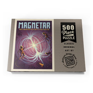 Magnetar: Neutron Star, Vintage Poster 500 Puzzle Schachtel Ansicht3