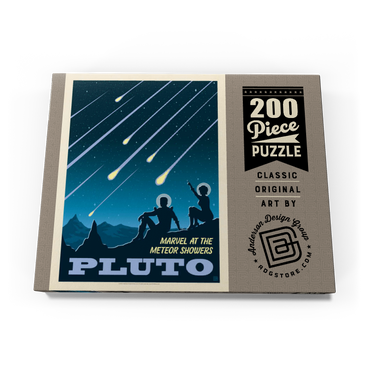 Pluto: Meteor Showers, Vintage Poster 200 Puzzle Schachtel Ansicht3