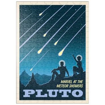 puzzleplate Pluto: Meteor Showers, Vintage Poster 200 Puzzle