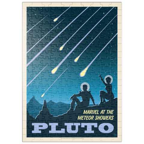 puzzleplate Pluto: Meteor Showers, Vintage Poster 200 Puzzle