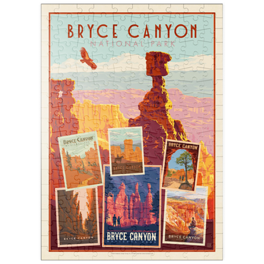 puzzleplate Bryce Canyon National Park: Collage Print, Vintage Poster 200 Puzzle
