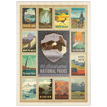 puzzleplate National Parks Collector Series  - Edition 2, Vintage Poster 100 Puzzle