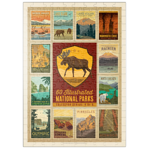 puzzleplate National Parks Collector Series  - Edition 4, Vintage Poster 200 Puzzle