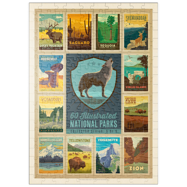 puzzleplate National Parks Collector Series  - Edition 5, Vintage Poster 200 Puzzle