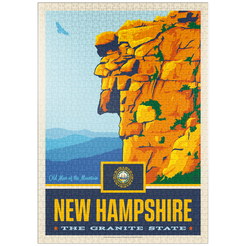 puzzleplate New Hampshire: The Granite State 1000 Puzzle