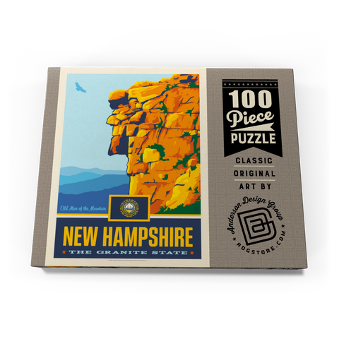 New Hampshire: The Granite State 100 Puzzle Schachtel Ansicht3