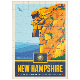 Darstellung des Puzzle Motivs New Hampshire: The Granite State - Puzzleteile: 100