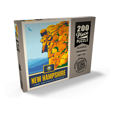 New Hampshire: The Granite State 200 Puzzle Schachtel Ansicht2