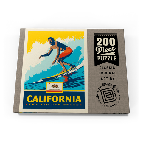 California: The Golden State (Surfer) 200 Puzzle Schachtel Ansicht3