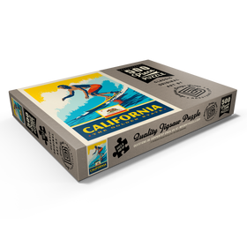 Darstellung des Puzzle Motivs California: The Golden State (Surfer) - Puzzleteile: 500