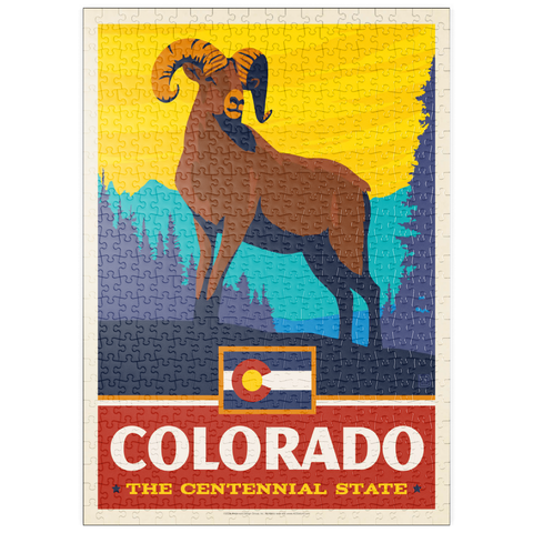 puzzleplate Colorado: The Centennial State 500 Puzzle