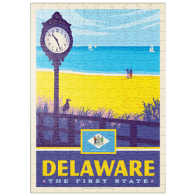 Darstellung des Puzzle Motivs Delaware: The First State - Puzzleteile: 200