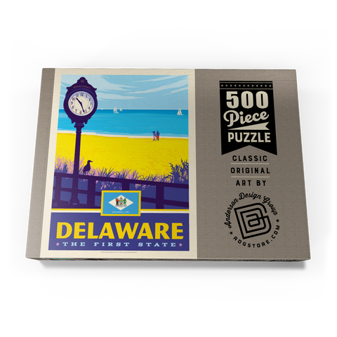 Delaware: The First State 500 Puzzle Schachtel Ansicht3