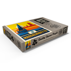 Alternative Darstellung des Puzzle-Motivs Massachusetts: The Bay State – Puzzleteile: 1000