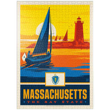 puzzleplate Massachusetts: The Bay State 1000 Puzzle