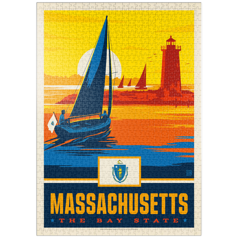 puzzleplate Massachusetts: The Bay State 1000 Puzzle