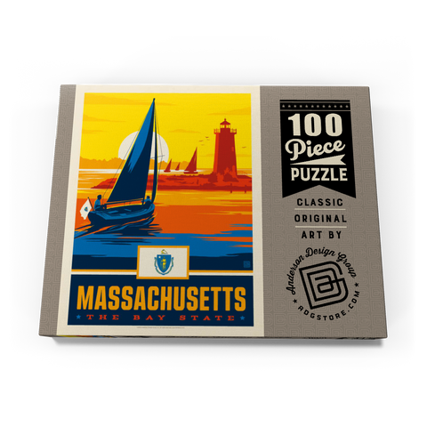 Massachusetts: The Bay State 100 Puzzle Schachtel Ansicht3