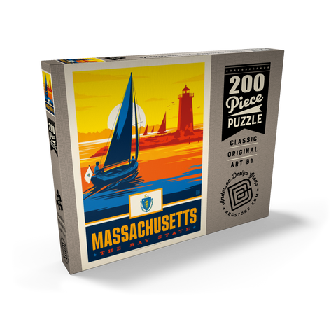 Massachusetts: The Bay State 200 Puzzle Schachtel Ansicht2