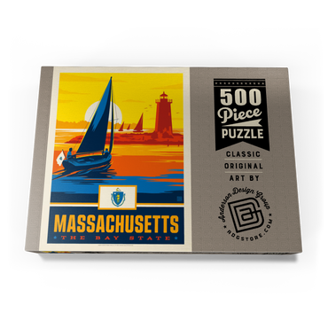Massachusetts: The Bay State 500 Puzzle Schachtel Ansicht3
