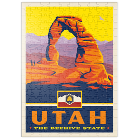 Darstellung des Puzzle Motivs Utah: The Beehive State - Puzzleteile: 200
