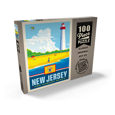 New Jersey: The Garden State 100 Puzzle Schachtel Ansicht2