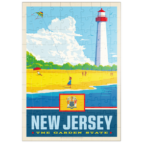 Darstellung des Puzzle Motivs New Jersey: The Garden State - Puzzleteile: 100