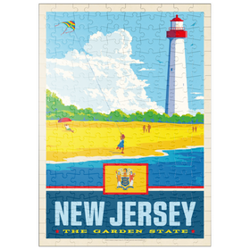 Darstellung des Puzzle Motivs New Jersey: The Garden State - Puzzleteile: 200