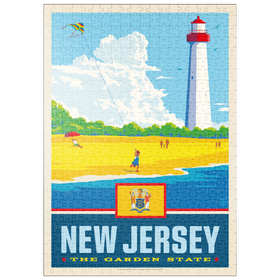 Darstellung des Puzzle Motivs New Jersey: The Garden State - Puzzleteile: 500