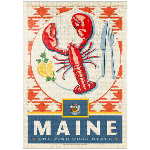 puzzleplate Maine: The Pine Tree State 1000 Puzzle
