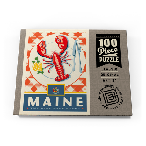 Maine: The Pine Tree State 100 Puzzle Schachtel Ansicht3