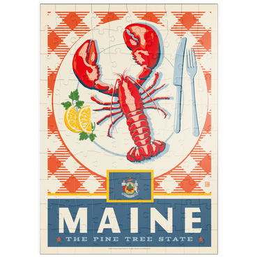 puzzleplate Maine: The Pine Tree State 100 Puzzle