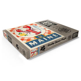 Darstellung des Puzzle Motivs Maine: The Pine Tree State - Puzzleteile: 200