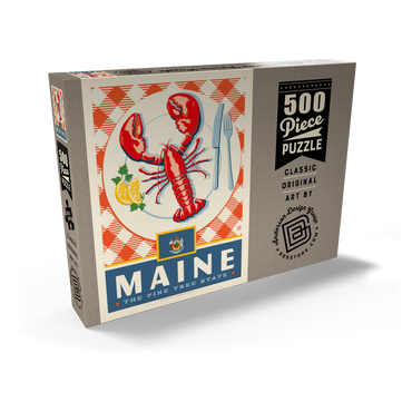 Maine: The Pine Tree State 500 Puzzle Schachtel Ansicht2