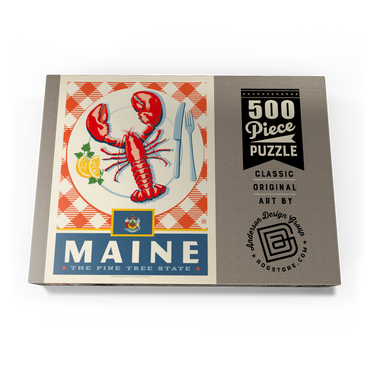 Maine: The Pine Tree State 500 Puzzle Schachtel Ansicht3