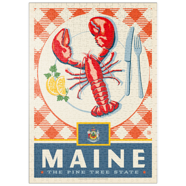 puzzleplate Maine: The Pine Tree State 500 Puzzle