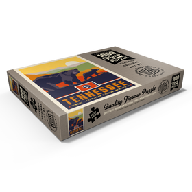 Alternative Darstellung des Puzzle-Motivs Tennessee: The Volunteer State – Puzzleteile: 1000