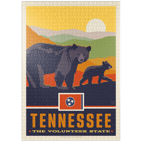 Darstellung des Puzzle Motivs Tennessee: The Volunteer State - Puzzleteile: 1000