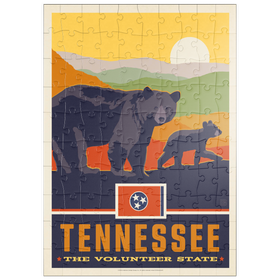 Darstellung des Puzzle Motivs Tennessee: The Volunteer State - Puzzleteile: 100