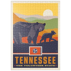 Darstellung des Puzzle Motivs Tennessee: The Volunteer State - Puzzleteile: 500
