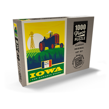 Iowa: The Hawkeye State 1000 Puzzle Schachtel Ansicht2
