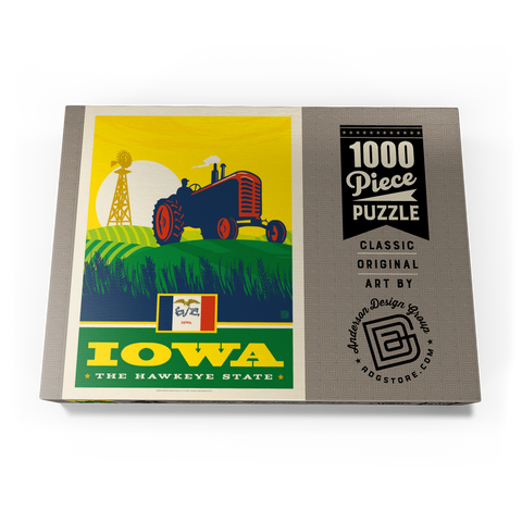 Iowa: The Hawkeye State 1000 Puzzle Schachtel Ansicht3