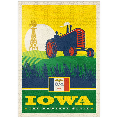 puzzleplate Iowa: The Hawkeye State 1000 Puzzle
