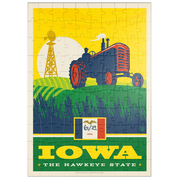puzzleplate Iowa: The Hawkeye State 100 Puzzle