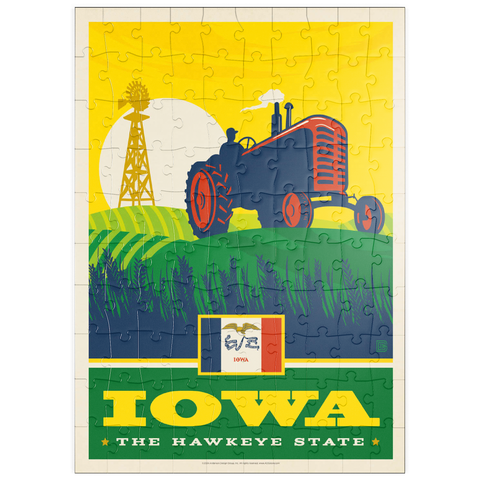 puzzleplate Iowa: The Hawkeye State 100 Puzzle