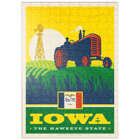 Darstellung des Puzzle Motivs Iowa: The Hawkeye State - Puzzleteile: 200