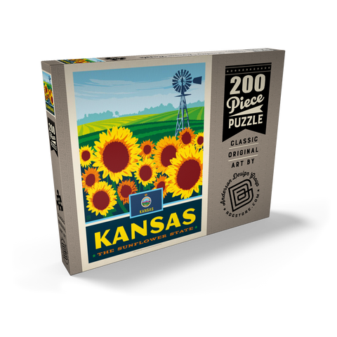 Kansas: The Sunflower State 200 Puzzle Schachtel Ansicht2